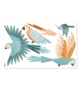 YATSUNI - Stickers muraux - Les perroquets